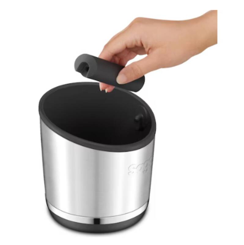 the Knock Box 20- Brushed Stainless Steel