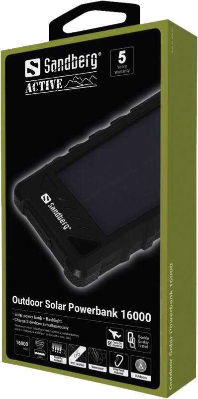 Solar-Powerbank -  16000 Outdoor, 420-35
