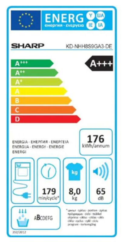 8kg, KD-NHH8S9GA3-DE, A+++