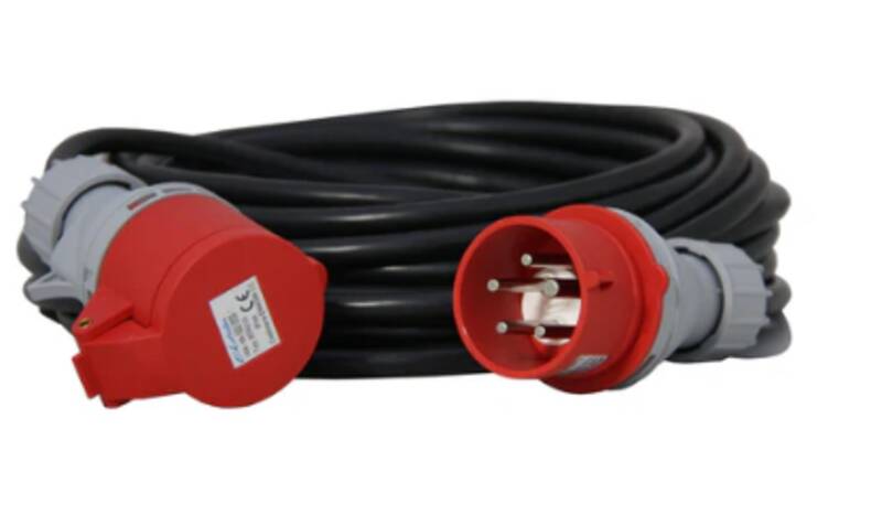 Verlängerungskabel PVC Kabel 5x1.5mm2, 16A, 20 Meter