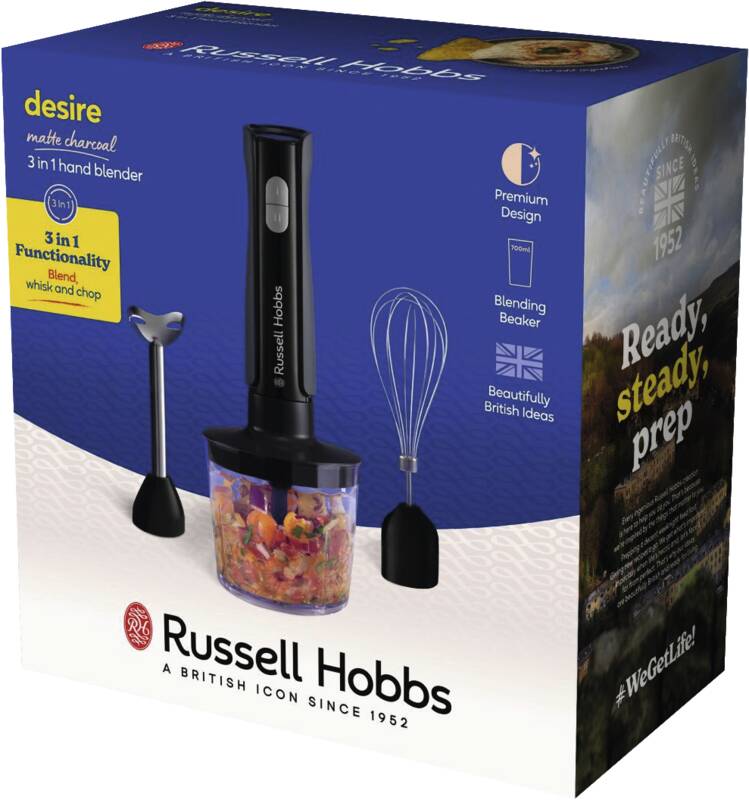 Matte Charcoal 3 in 1 Stabmixer