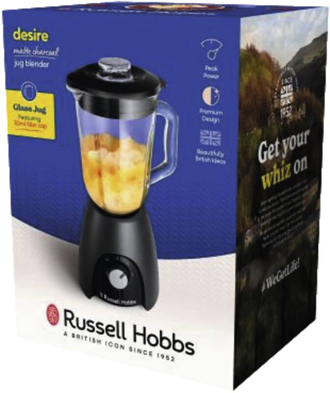 Matte Charcoal Glas-Standmixer