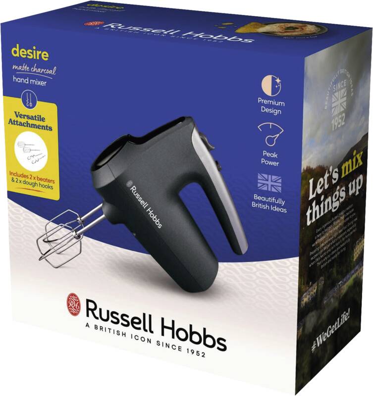 Matte Charcoal Handmixer