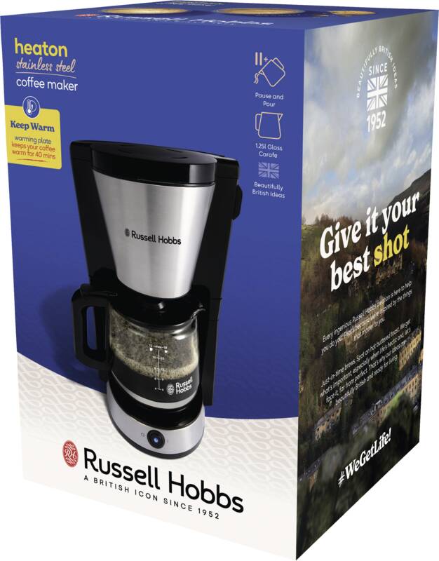 Heaton Glas-Kaffeemaschine