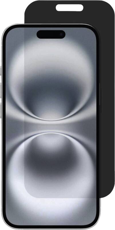 3D Privacy Schutzglas iPhone 16 - 30° 2-Weg Schutz