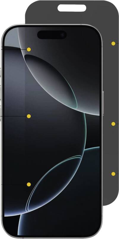 3D Privacy Schutzglas iPhone 16 Pro - 30° 2-Weg Schutz