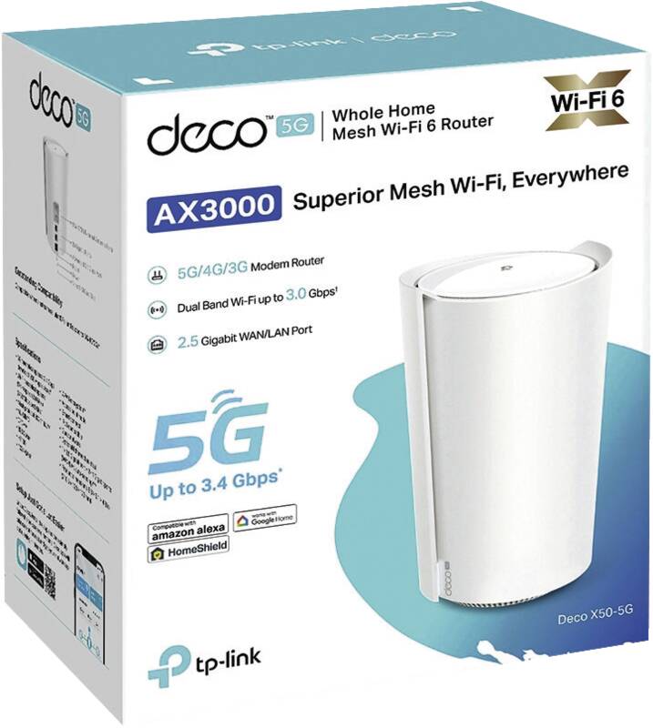 DECO X50-5G Router Wi-Fi 6 AX3000