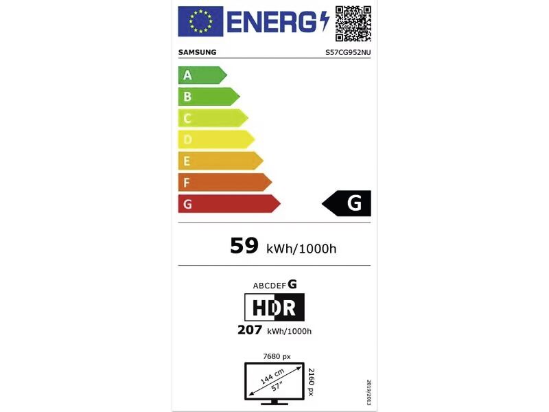 Odyssey Neo G9 G95NC, 57"