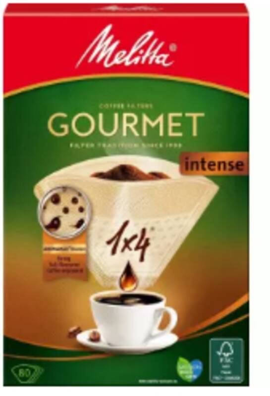 Filtertüten Intense 1x4/80 Naturbraun