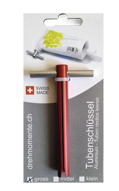 Tubenschlüssel Alu rot