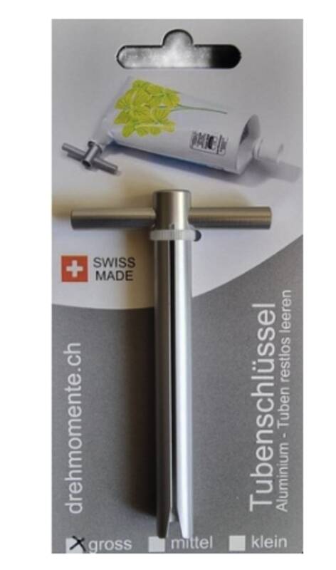 Tubenschlüssel Alu silber