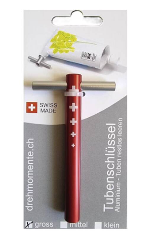 Tubenschlüssel Alu rot CH