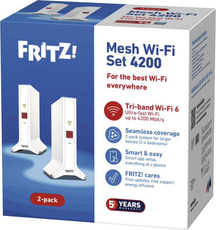 FRITZ!Mesh Set 4200 2-pack Edition International