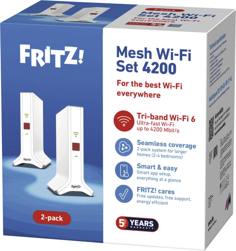 FRITZ!Mesh Set 4200 2-pack Edition International