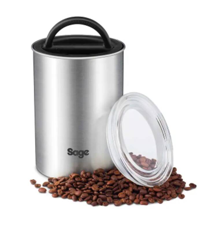 the Bean Keeper Coffee Canister