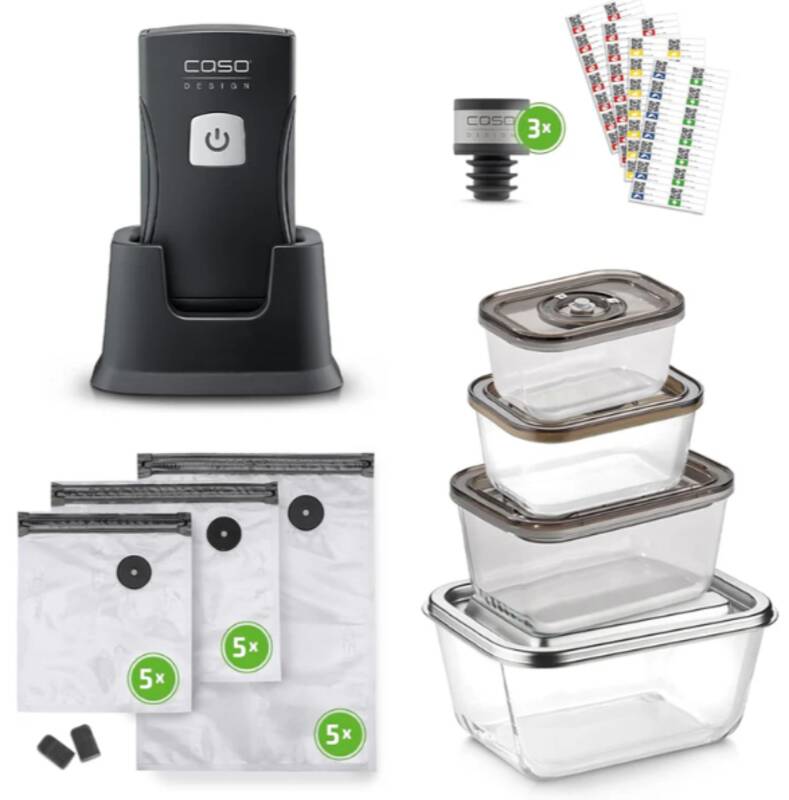 Handvakuumierer Vacu One Touch Pro Set