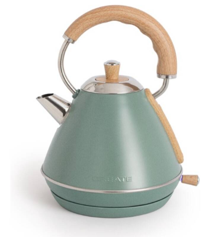 KETTLE RETRO M - Wasserkocher 1l Salbeigrün