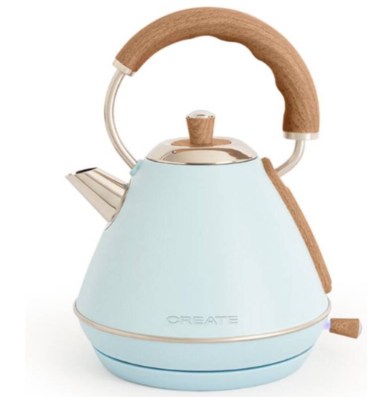 KETTLE RETRO M - Wasserkocher 1l Pastellblau