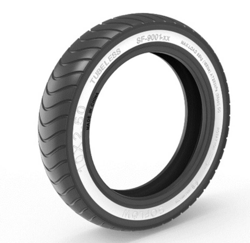 Tubeless Reifen reflective,  10x2.5x6.0