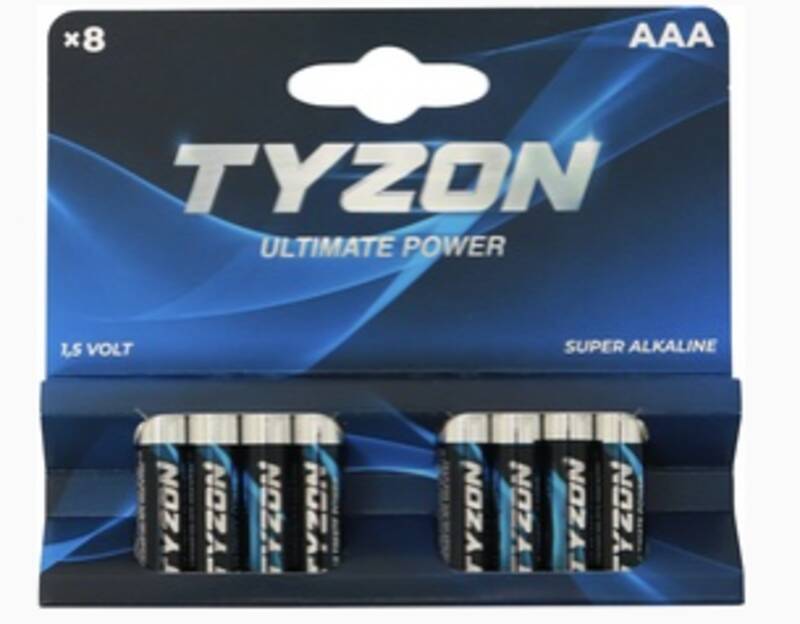 AAA-Alkaline-Batterien 1.5 Volt 8 Stück