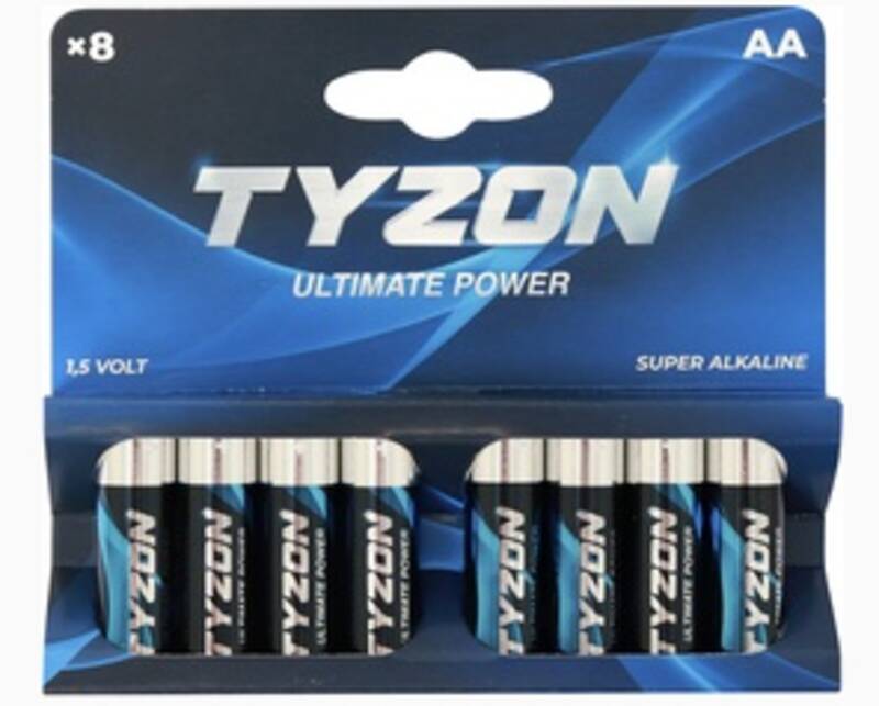 AA-Alkaline-Batterien 1.5 Volt 8 Stück