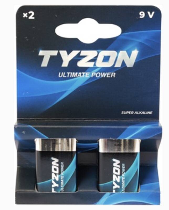 9 V-Super-Alkaline-Batterien 2er Pack