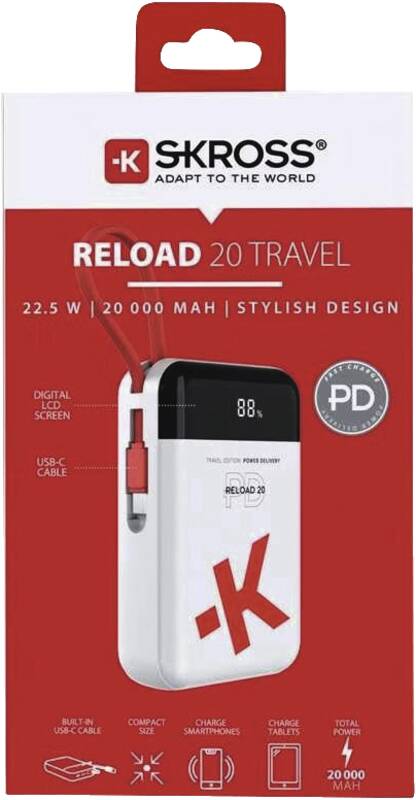 RELOAD 20 TRAVEL 20'000mAh