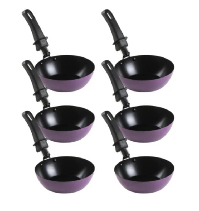 Pfännchen 6er Set, lila