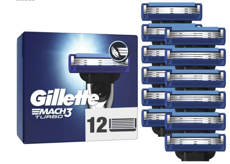 Mach3 Turbo Systemklingen 12er