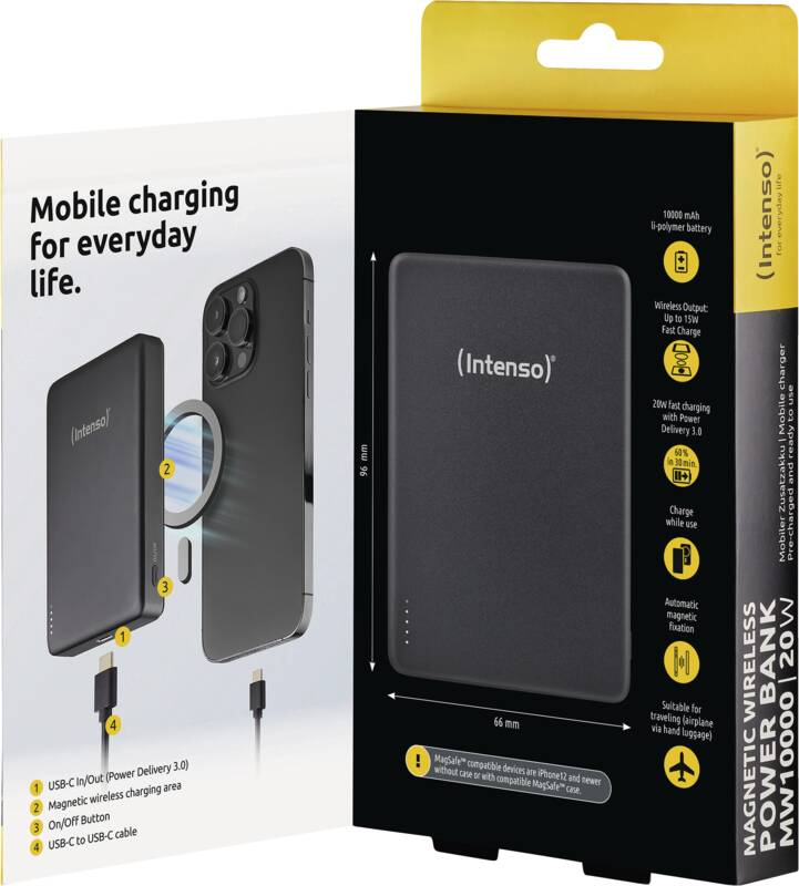 MW10000 Powerbank magnetic wireless