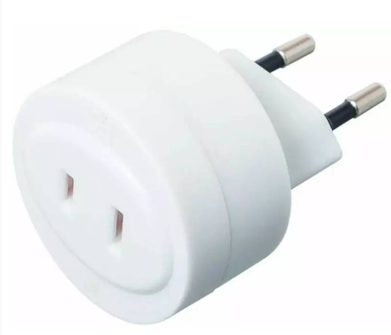 USA - Schweiz/Euro 2-polig max. 6.3A mit Sicherung ws