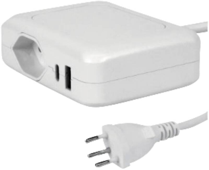 IQ 1xT13 + 1xUSB-A 36W + 1xUSB-C PD 45W 1.5m ws