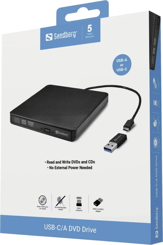 USB-C/A DVD Drive