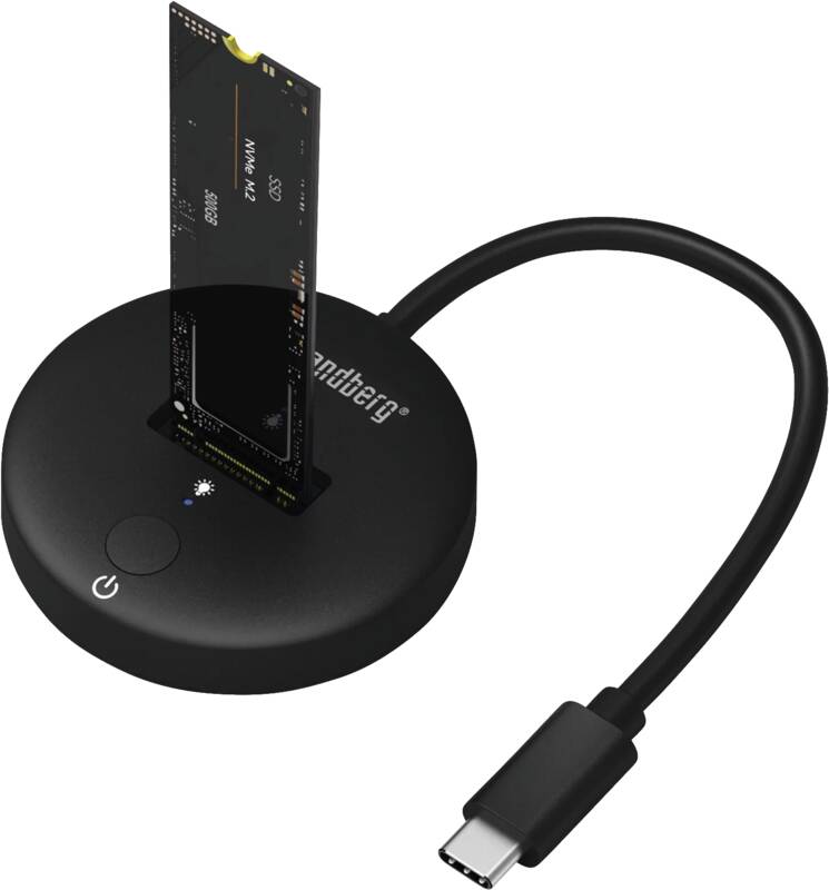 USB 3.2 Dock for M.2+NVMe SSD