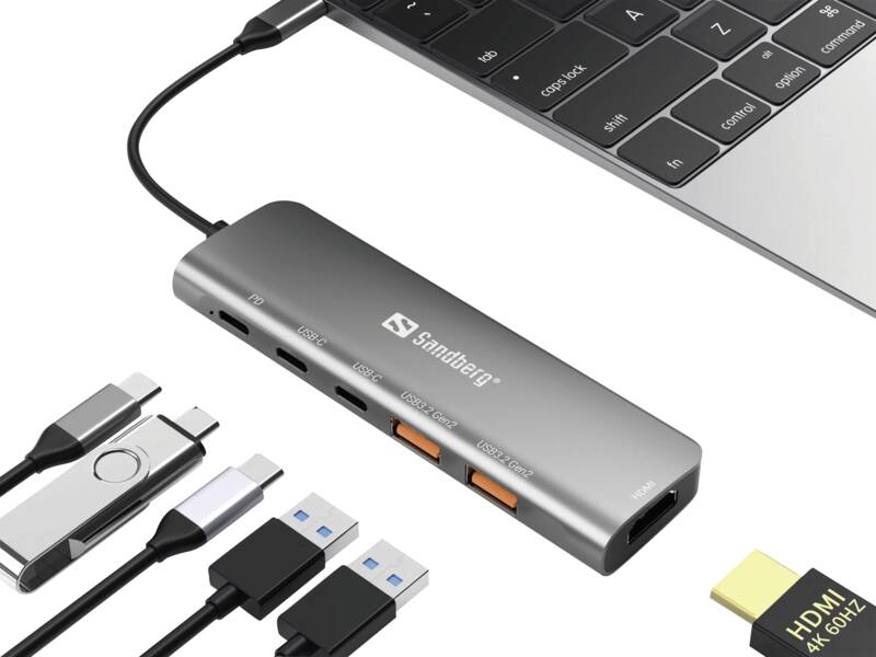 USB-C Dock HDMI + 2xUSB-A +