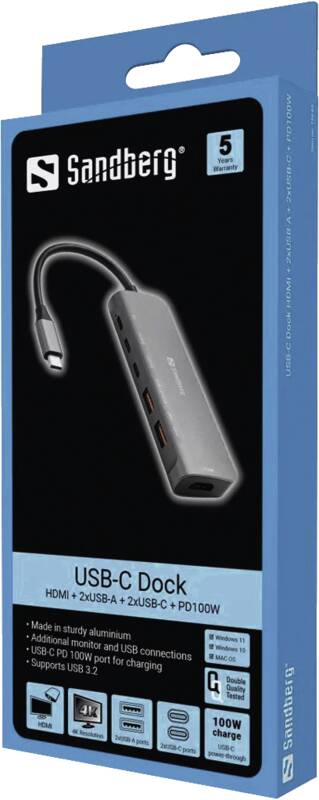 USB-C Dock HDMI + 2xUSB-A +