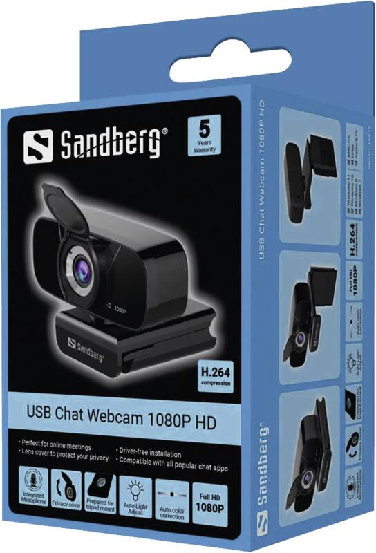 USB Chat Webcam 1080P HD