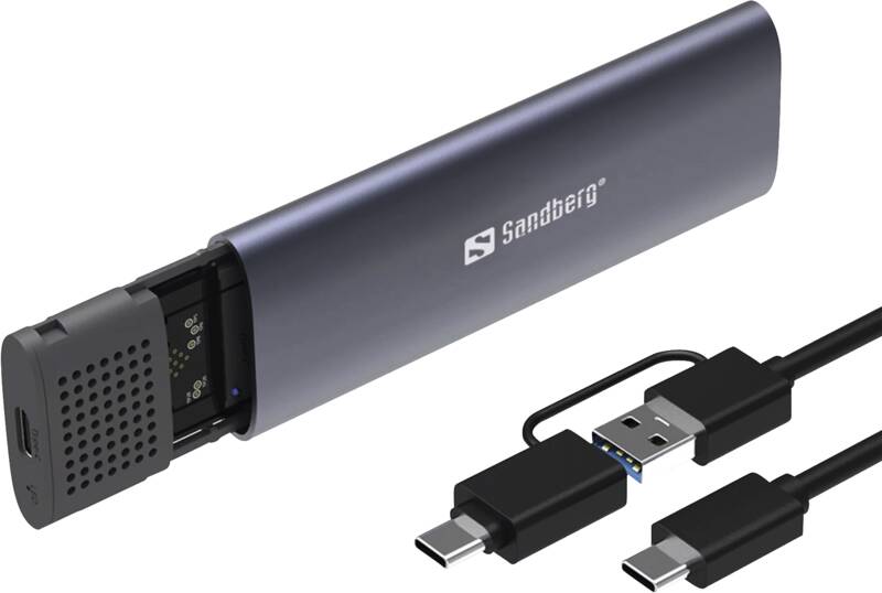 USB 3.2 Case for M.2+NVMe SSD