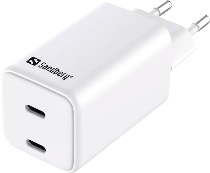 AC Charger Dual USB-C PD65W EU