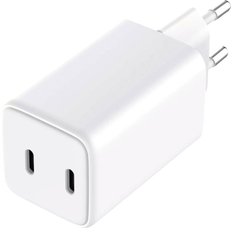 AC Charger Dual USB-C PD65W EU
