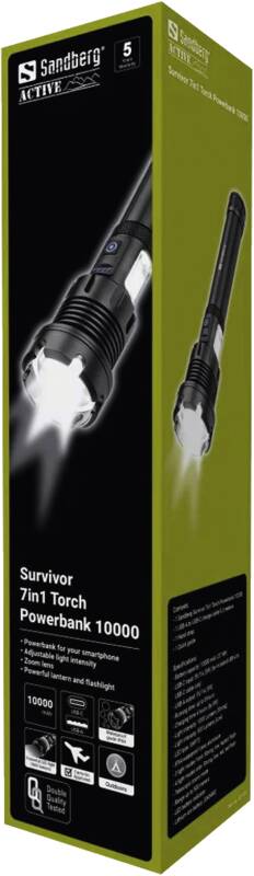 Survivor 7in1 Torch Powerbank