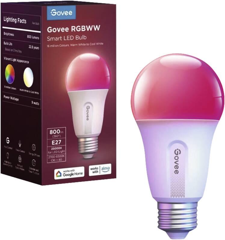 Smart Wifi&BLE Light Bulb 800lm
