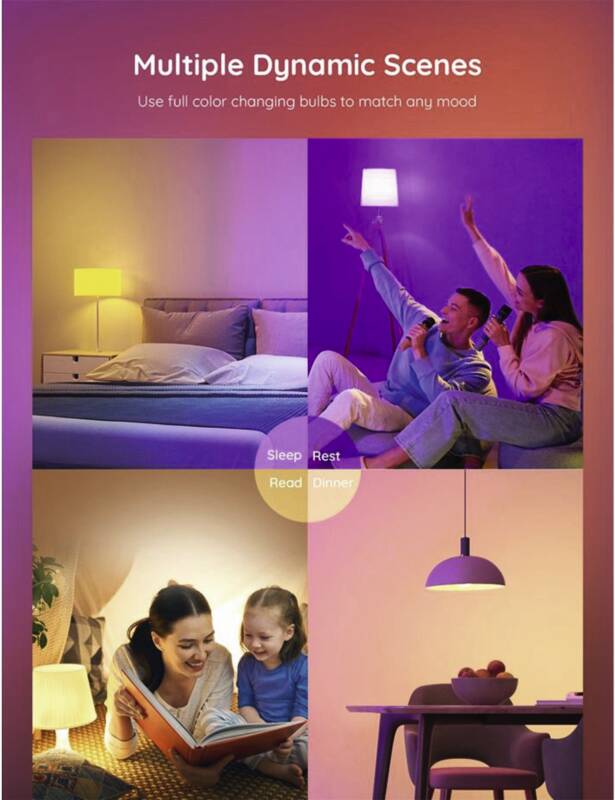 Smart Wifi&BLE Light Bulb 800lm