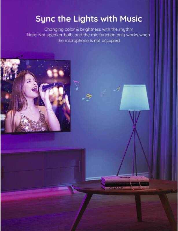 Smart Wifi&BLE Light Bulb 800lm