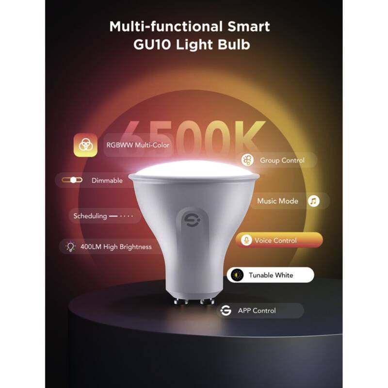 RGBWW LED Bulb (2 Pack) GU 10