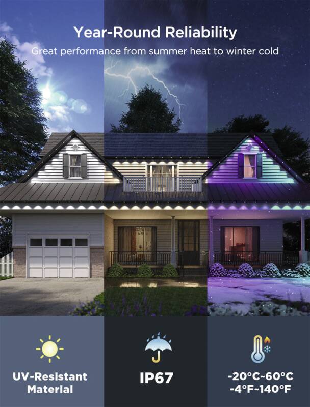 Permanent Outdoor Lights 30 Meter