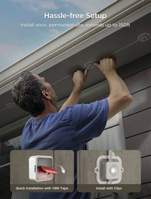 Permanent Outdoor Lights 30 Meter