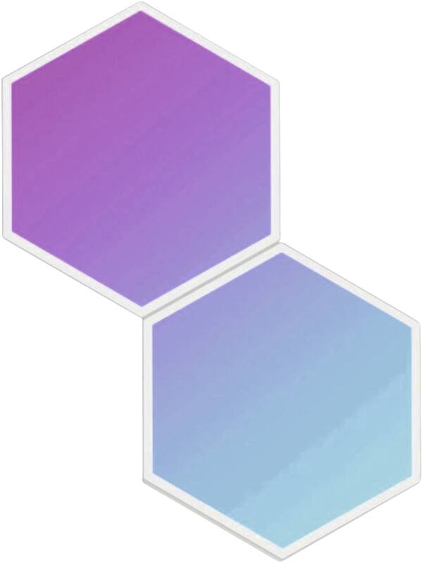 Glide Hexa Light Panels Expansion Pack (2 Panels)