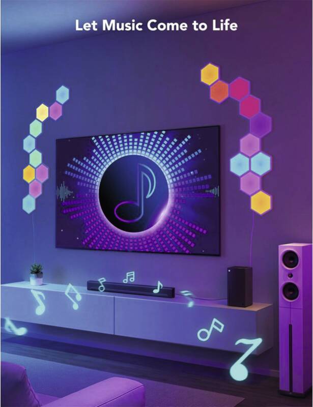 Glide Hexa Light Panels Expansion Pack (2 Panels)