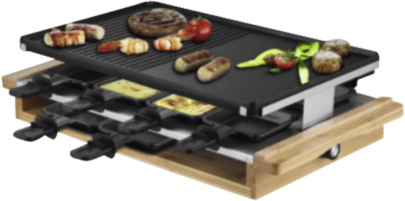 Bamboo Raclette Grill für 8 Pers.
